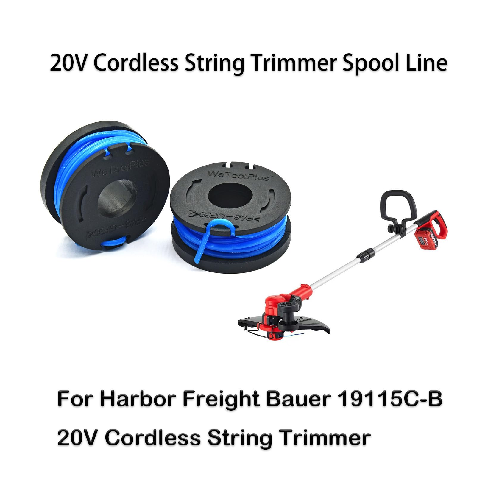 Gardening Tools Harbor Freight - Zestaw zamienny: 3 szpule i 1