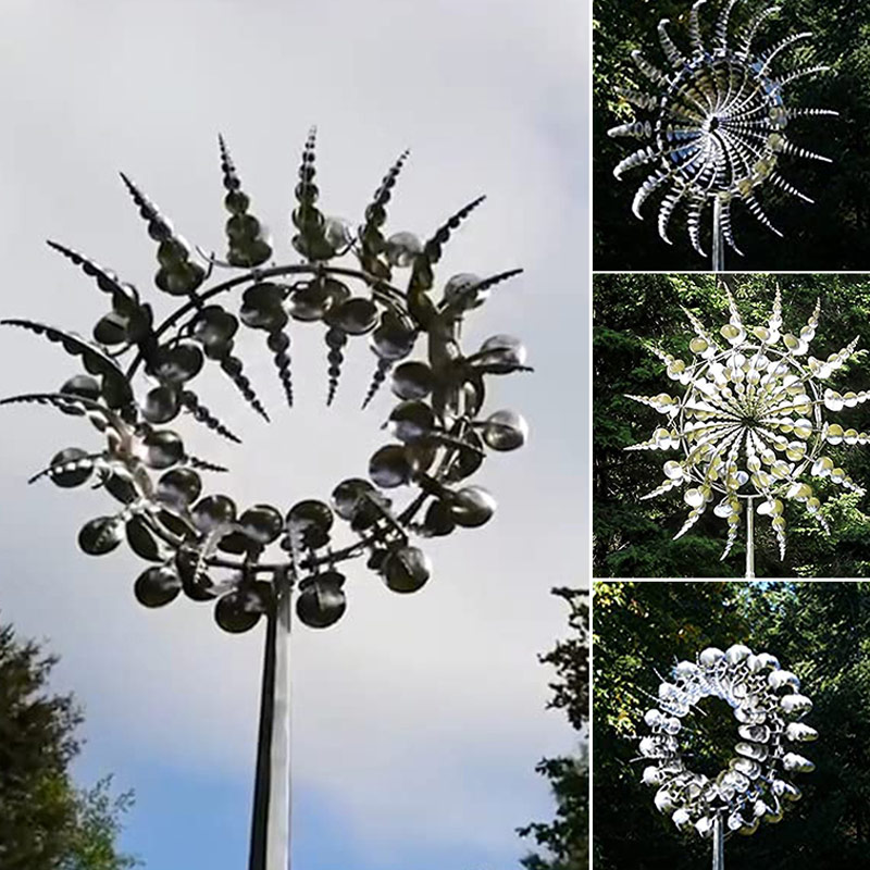 Gardening Tools Unique - Metalowy wiatrak Wiatraczki na zewnątrz Unikalne