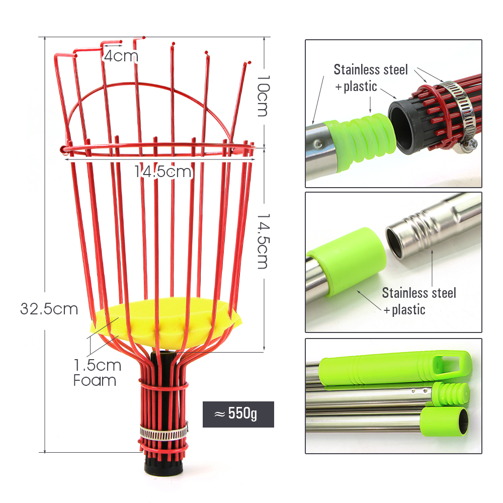 1.6M-4MTeleskopowy słupek ze s – Gardening Tools Sale recenzja i cena
