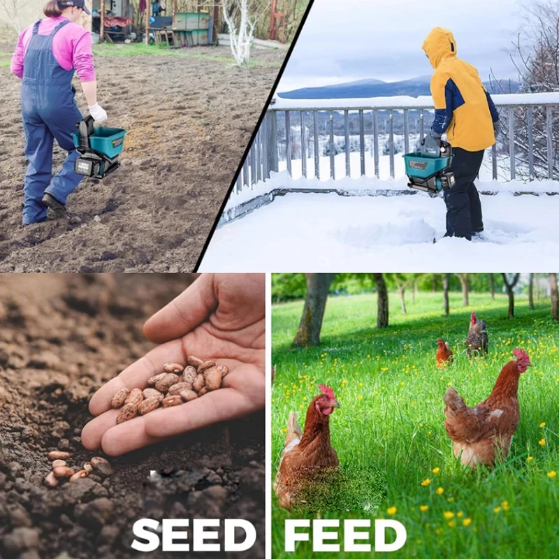 Ręczny elektryczny rozsiewacz  – Grass Seed Spreader recenzja i cena